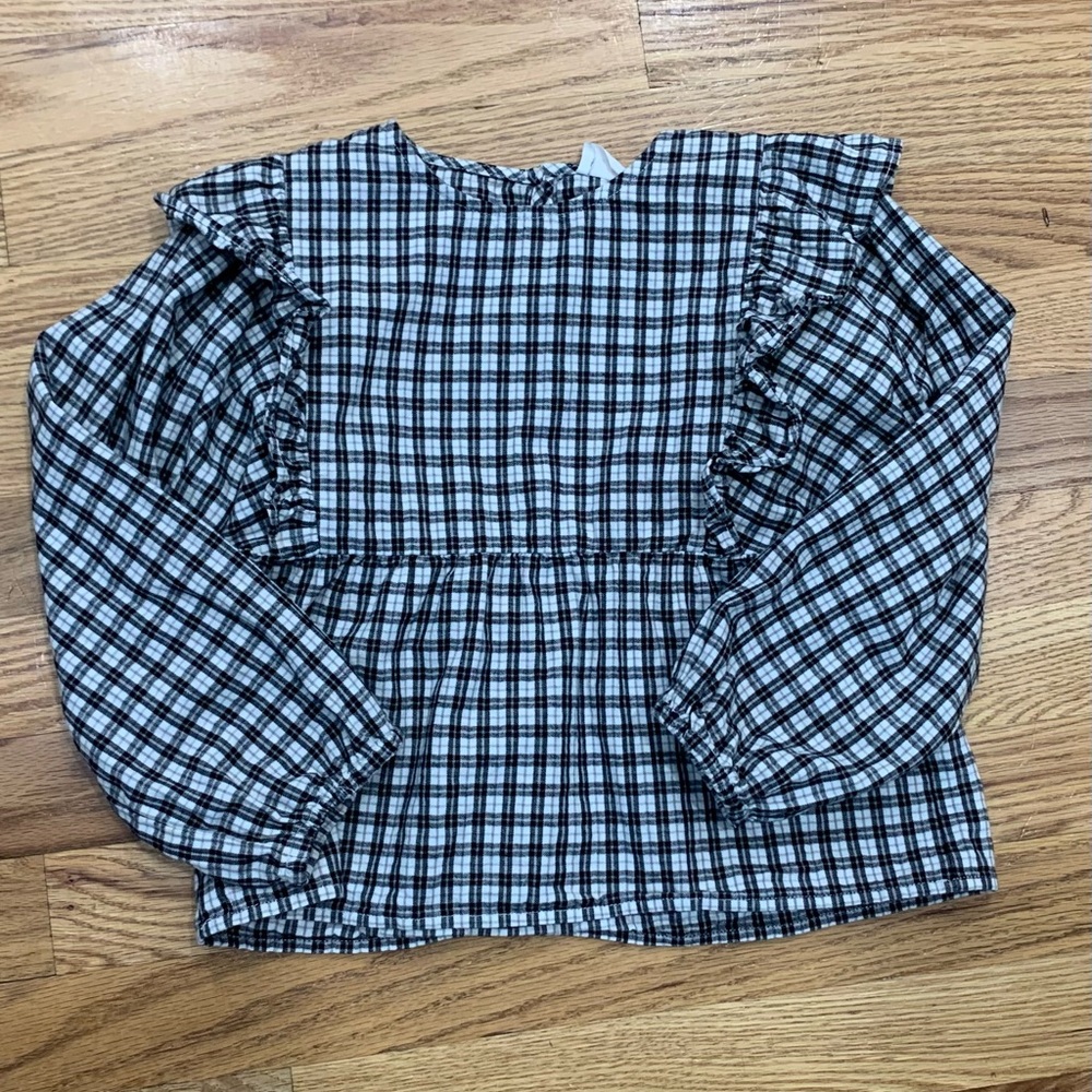 Girl’s Crewcuts Flannel Plaid Shirt